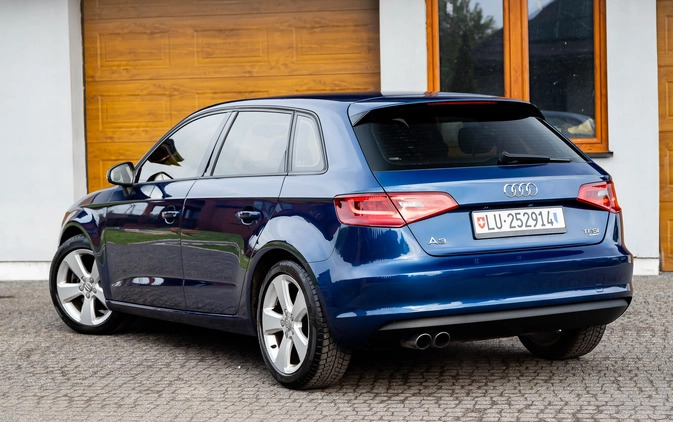 Audi A3 cena 58900 przebieg: 188000, rok produkcji 2014 z Warszawa małe 742